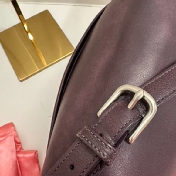 Almost Vintage Coach City Bag Purple (aka Eggplant) Style Number 9790 - Picture 12 of 14